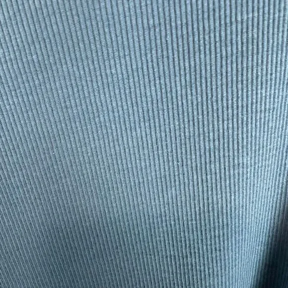 Madewell Women's Sleeveless Ribbed Tank Top Blue Size M - Picture 7 of 8